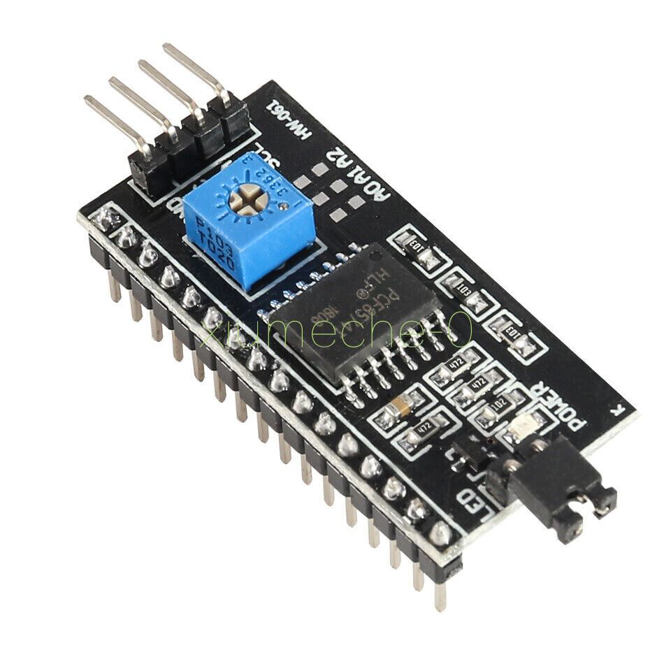 IIC I2C Adapter Serial Interface Board Module For Arduino 1602 2004 LCD Display