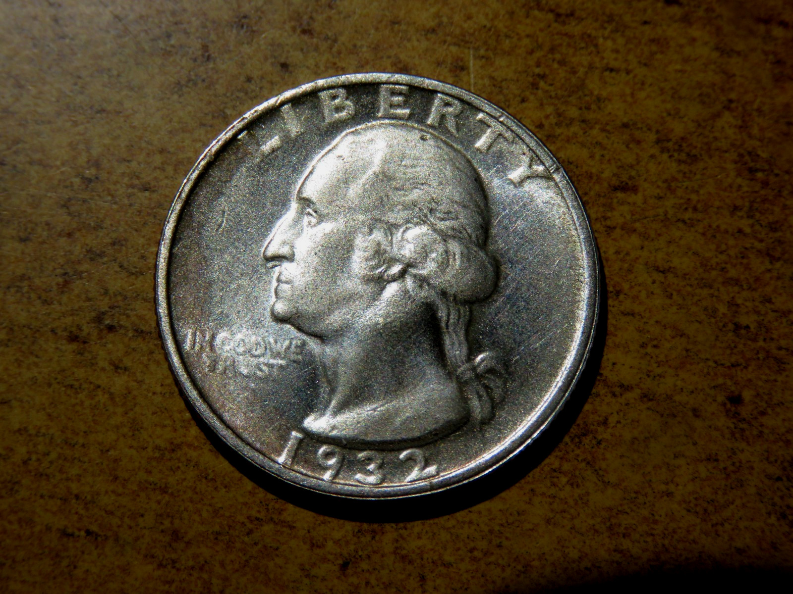 1932-D Silver Quarter Replica Looks Scarily Unbelievably Genuine MUST SEE! D13