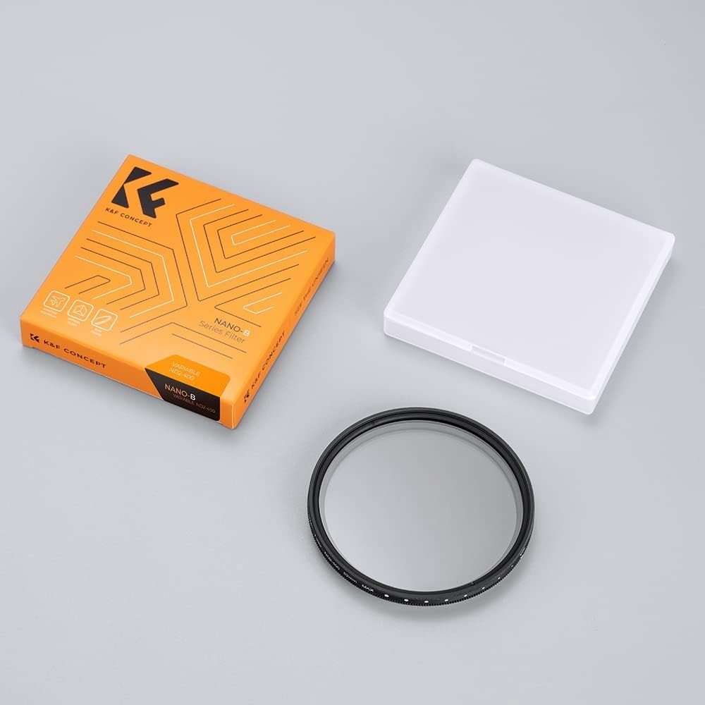 ND Filter 58mm 1-9 Stops with Microfiber Cloth