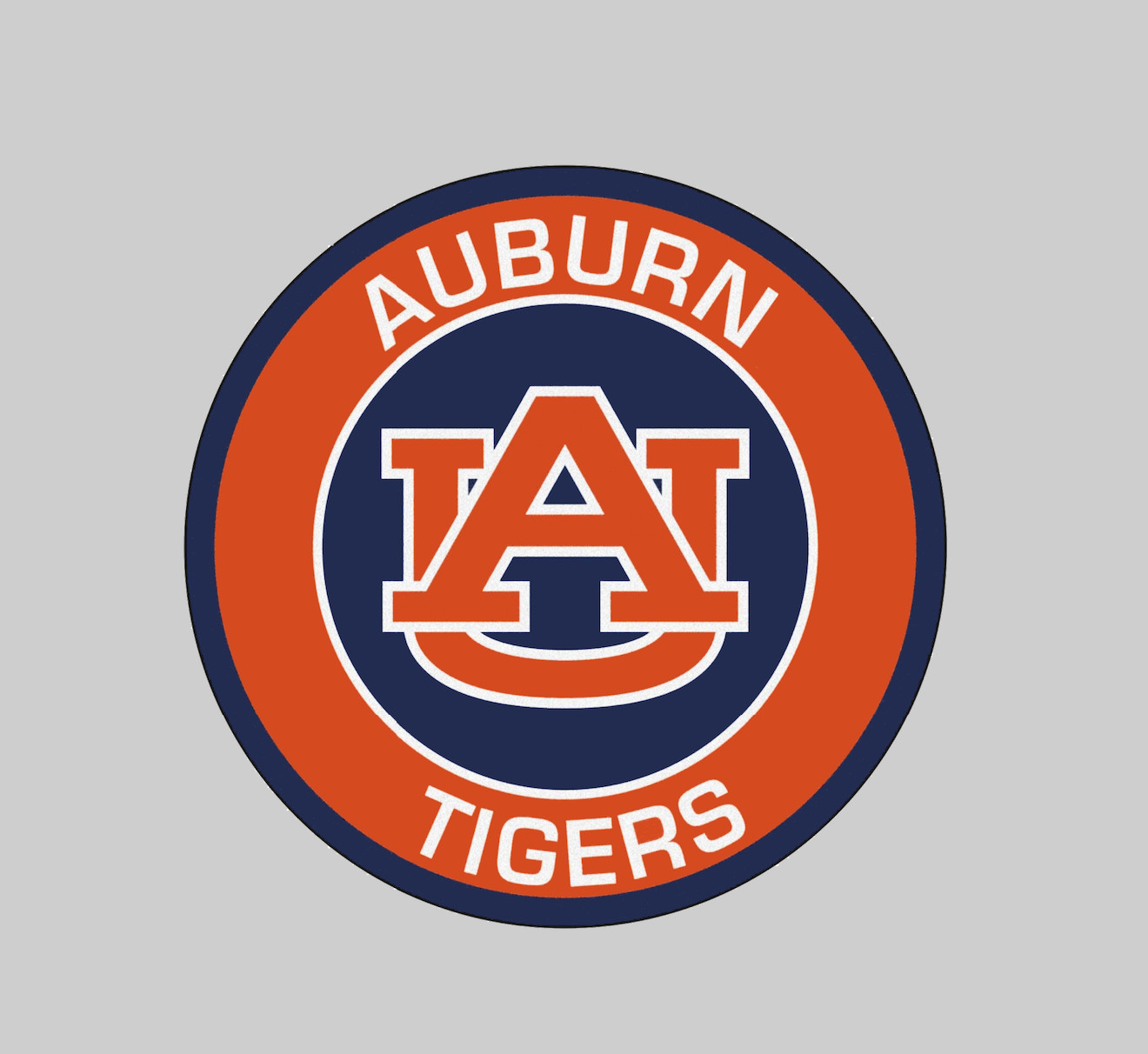 Sticker - Auburn Tigers Logo - Die Cut Laminated Vinyl Decal