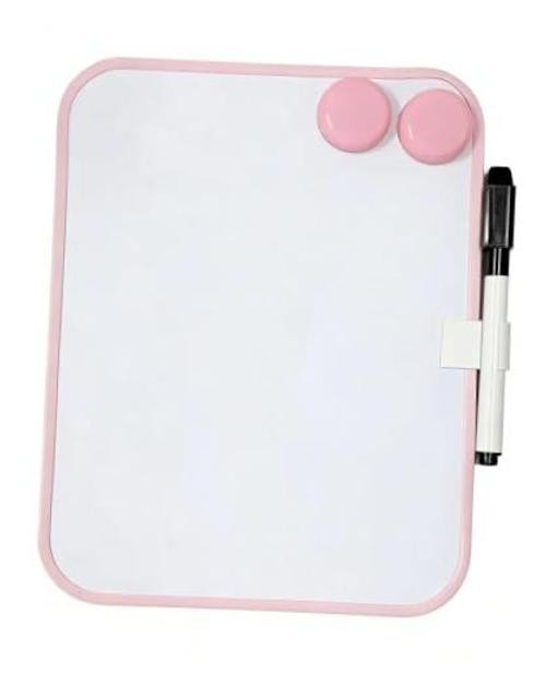 Magnetic Whiteboard with Marker and Magnets, 6" x 8",Small Whiteboard for