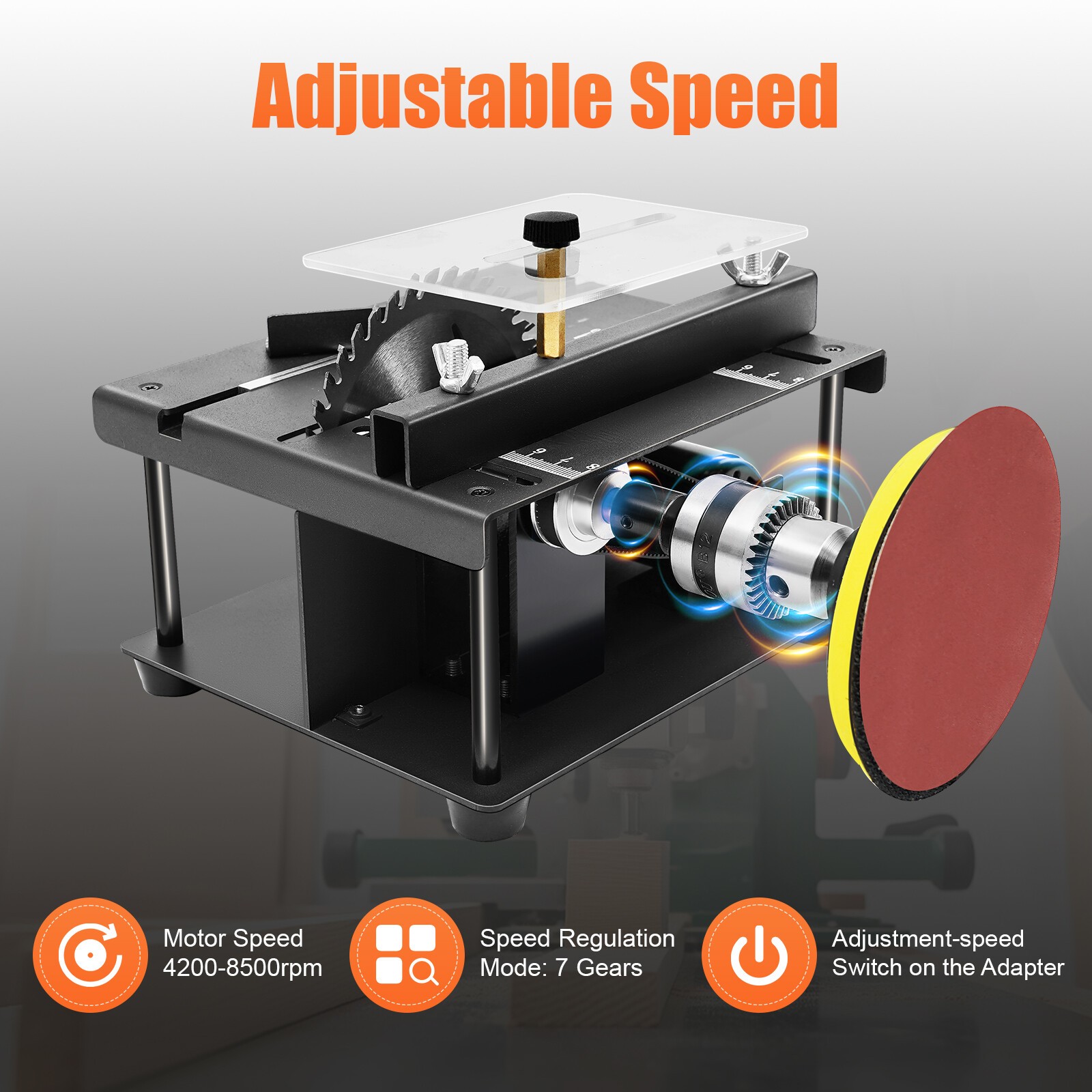 Mini Sliding Table Saw Woodworking DIY Hobby Model Cutting Bench Saw Household