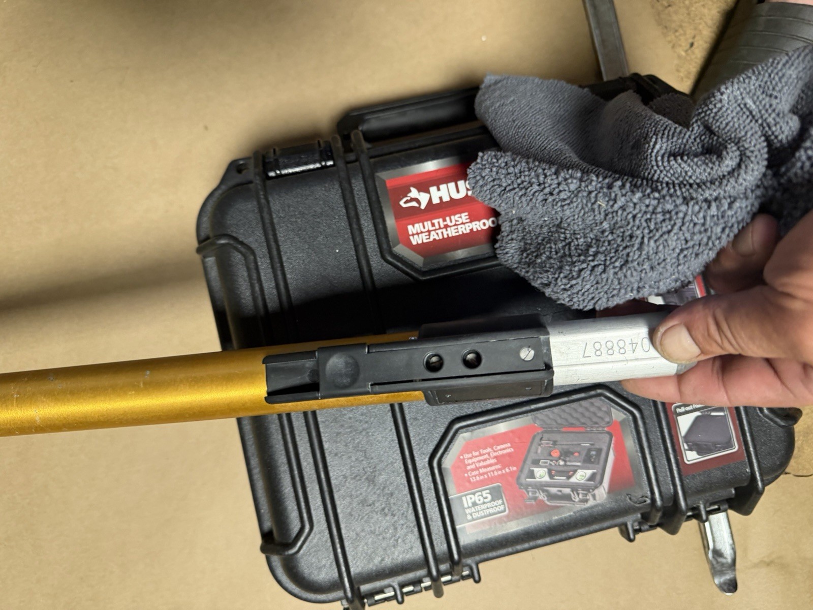 TapeTech Drywall Inside Corner Roller w/ Tape Tech Extendable Handle
