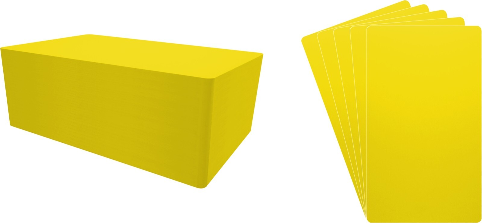 (300) Comic Book Bin Index Divider Cards - 7"x12" - Yellow Standard 30mil Thick