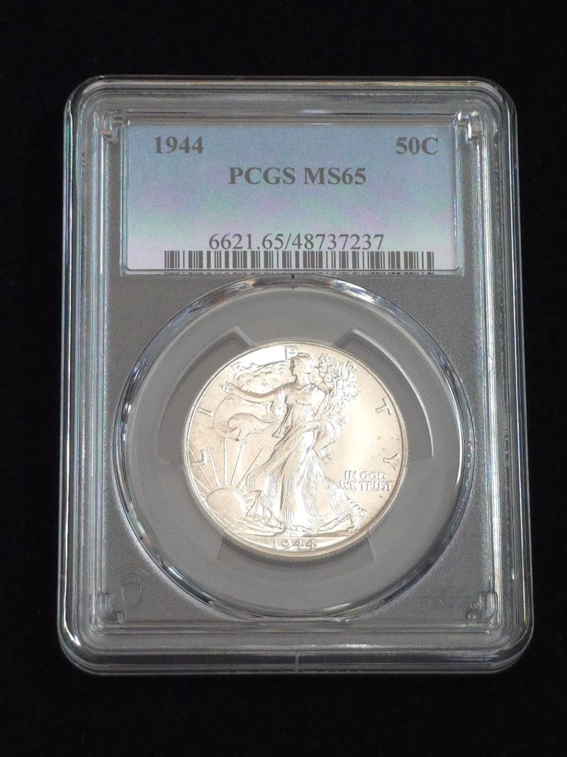 1944 Walking Liberty Silver Half Dollar PCGS Graded MS65 #48737237