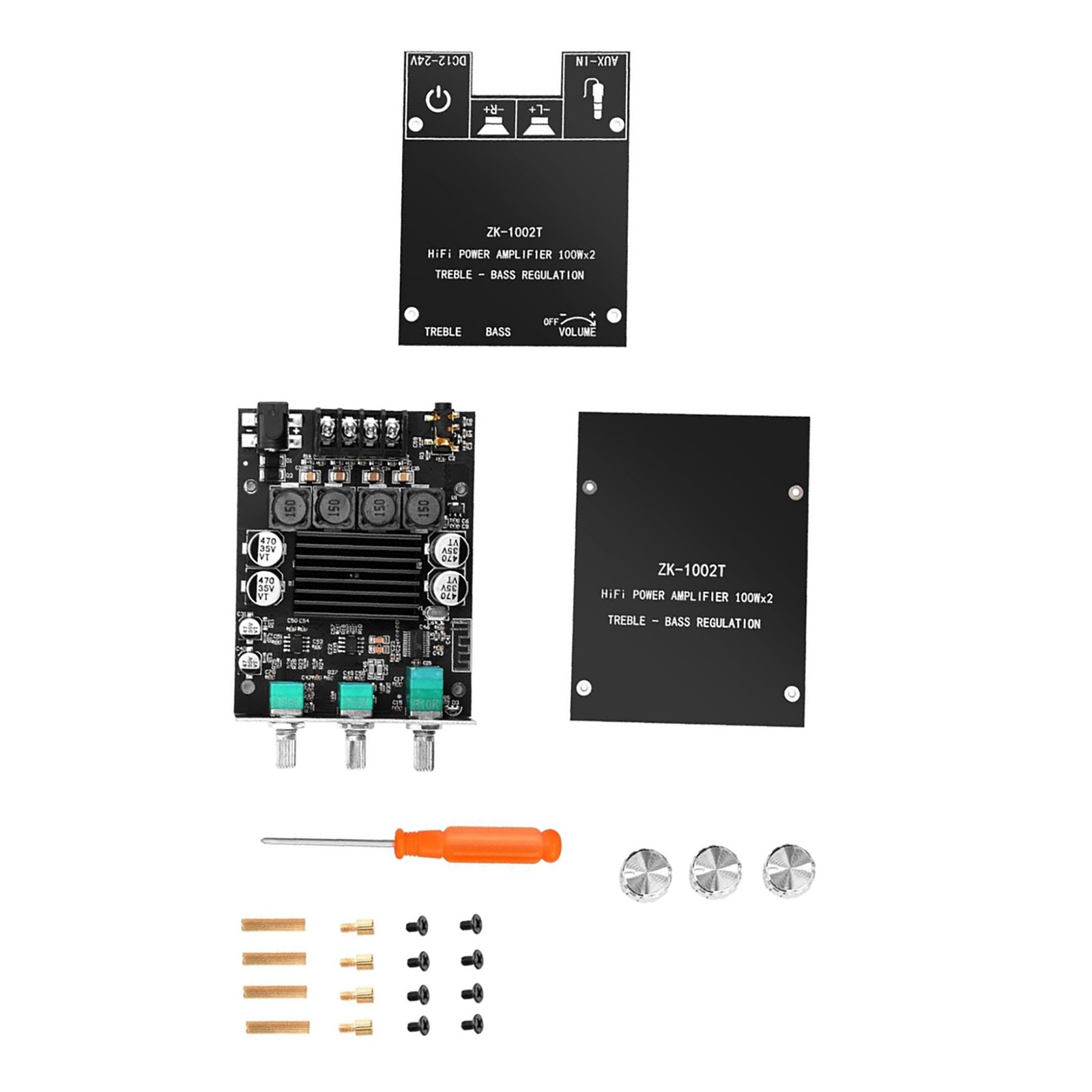 ZK-1002T 2.0 Channel Bluetooth 5.0 Amplifier Board 200W For Home Audio System