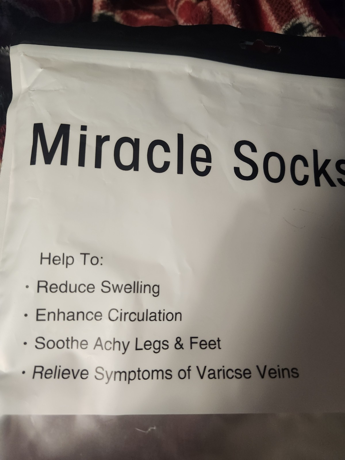 5 Pair-Miracle Compression Socks Black,White,Tan, Navy, Brown Color Size L/XL