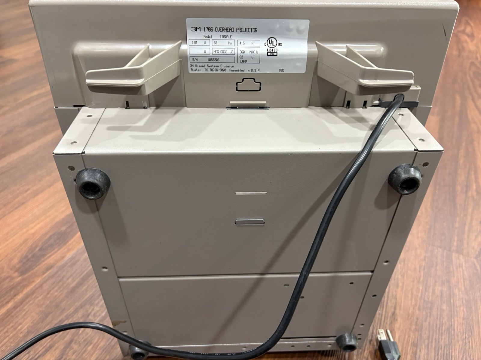3M Overhead Projector 1706 Model 1700AJE
