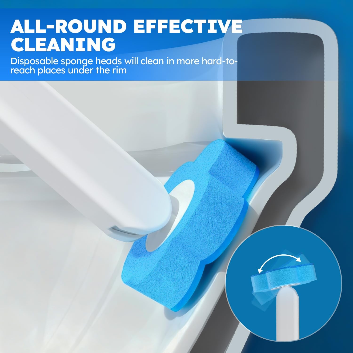 Disposable Brush 2 Pack- Each Bowl Brush with 10PCS Refills