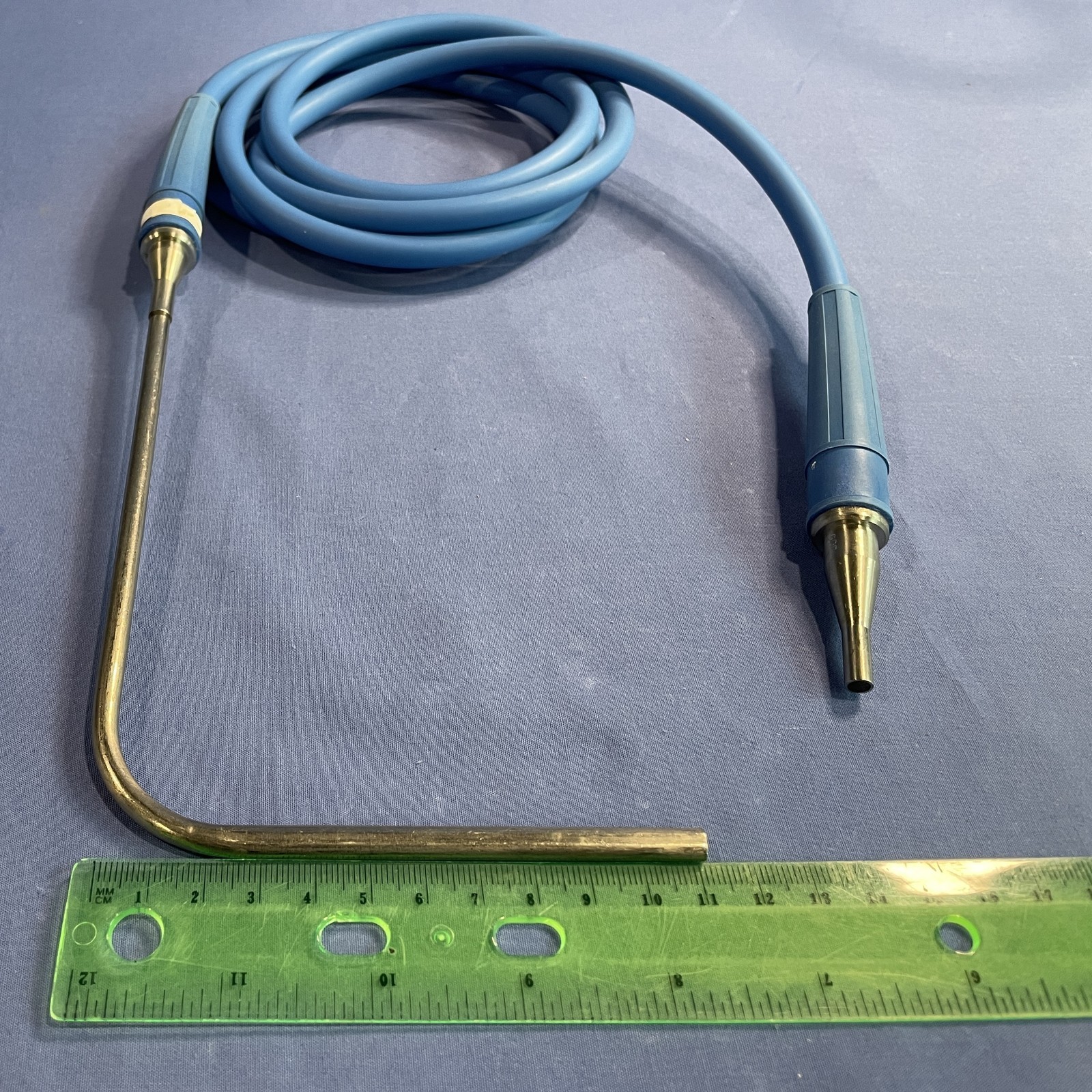Pilling Weck Fiber Optic Light Cable w/ Angled Metal Guide REF 52-7805 - Tested