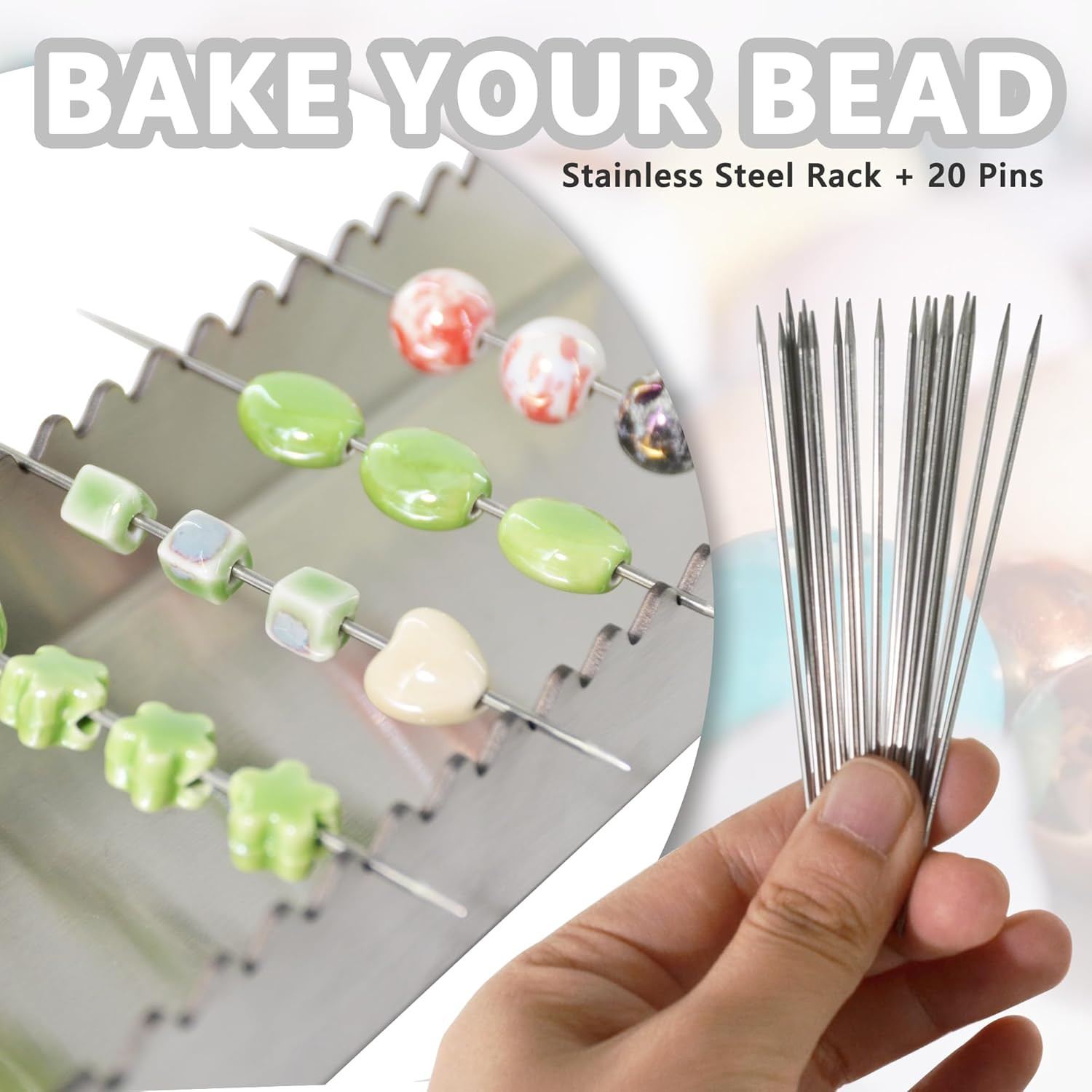 Bead Baking Rack, Polymer Clay Tools, Drying Rack for Polymer Clay Jewelry Makin