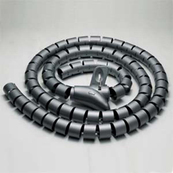 1.5m 20mm Black Spiral Wrapping Bands Cable Tidy Wrap Management Organizer Tube