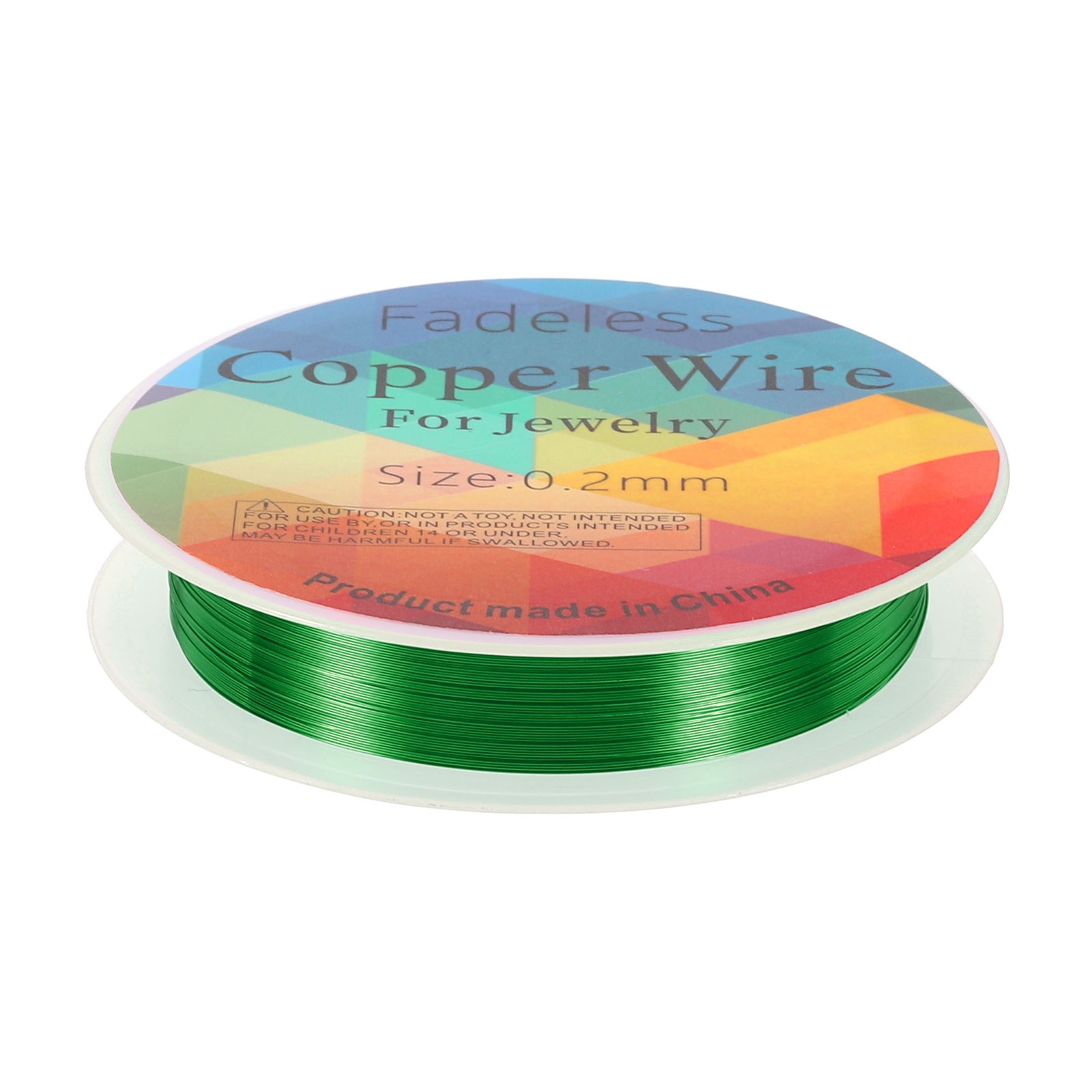 Jewelry Wire 82ft 32 Gauge Brass Craft Jewelry Wrapping Wire, Green