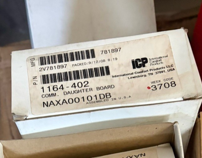 ICP naxa00101db comm daughter board 1164-402