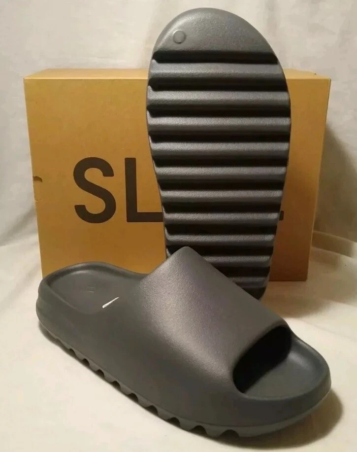 Adidas Yeezy Slide Slate Grey - Multiple Sizes - (100% Authentic) HQ2350