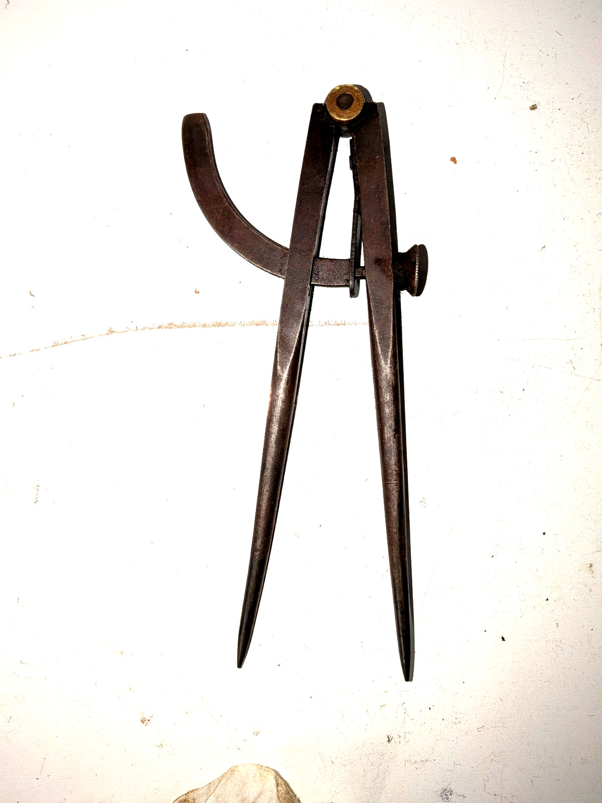 Antique Vintage Carpenter Wing Dividers  Compass #6 East Berlin