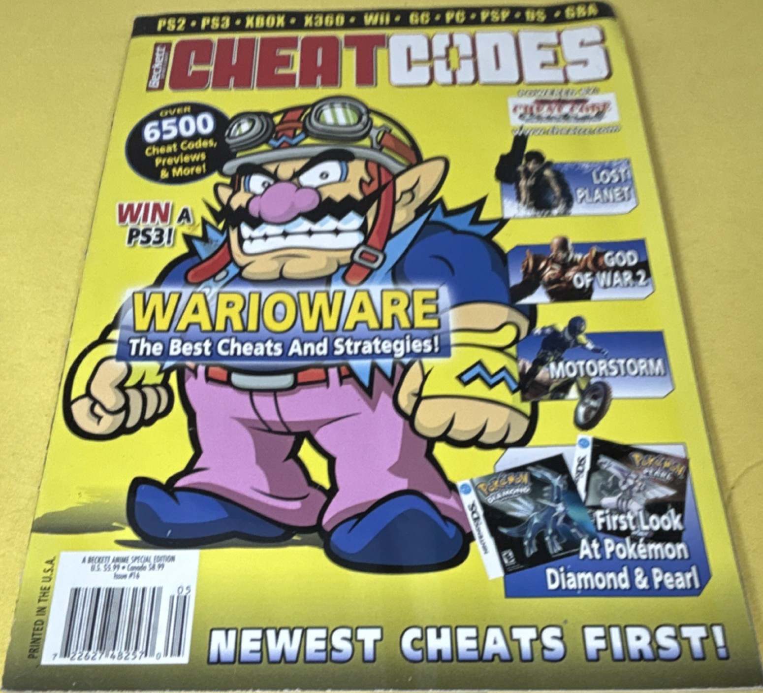 Beckett Cheat Codes Cheat Book Issue #16 Special Edition WarioWare Wario