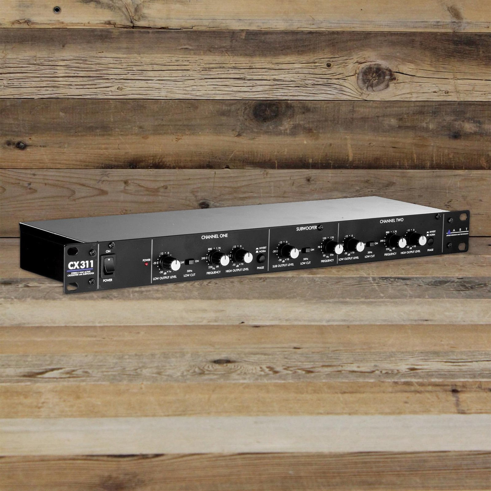 Open Box ART CX311 2way Crossover w/ Subwoofer Out CX-311 CX 311