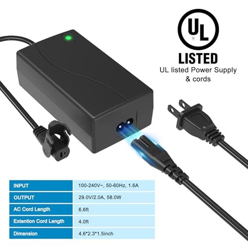 Recliner Power Supply, Model ZB-H290020-A Universal AC/DC Adapter, 29V 2A