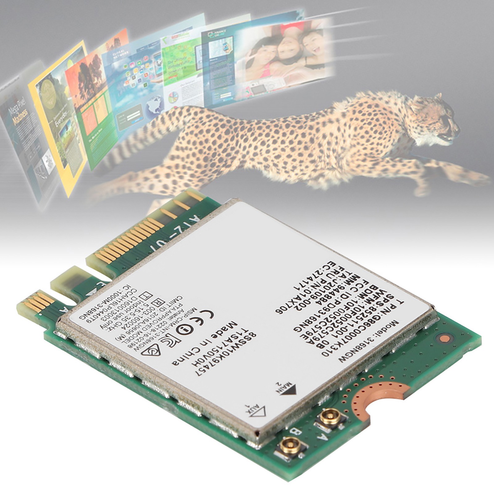 New 3168NGW Network Card For Wifi Bluetooth 4.2 Easy Installation For