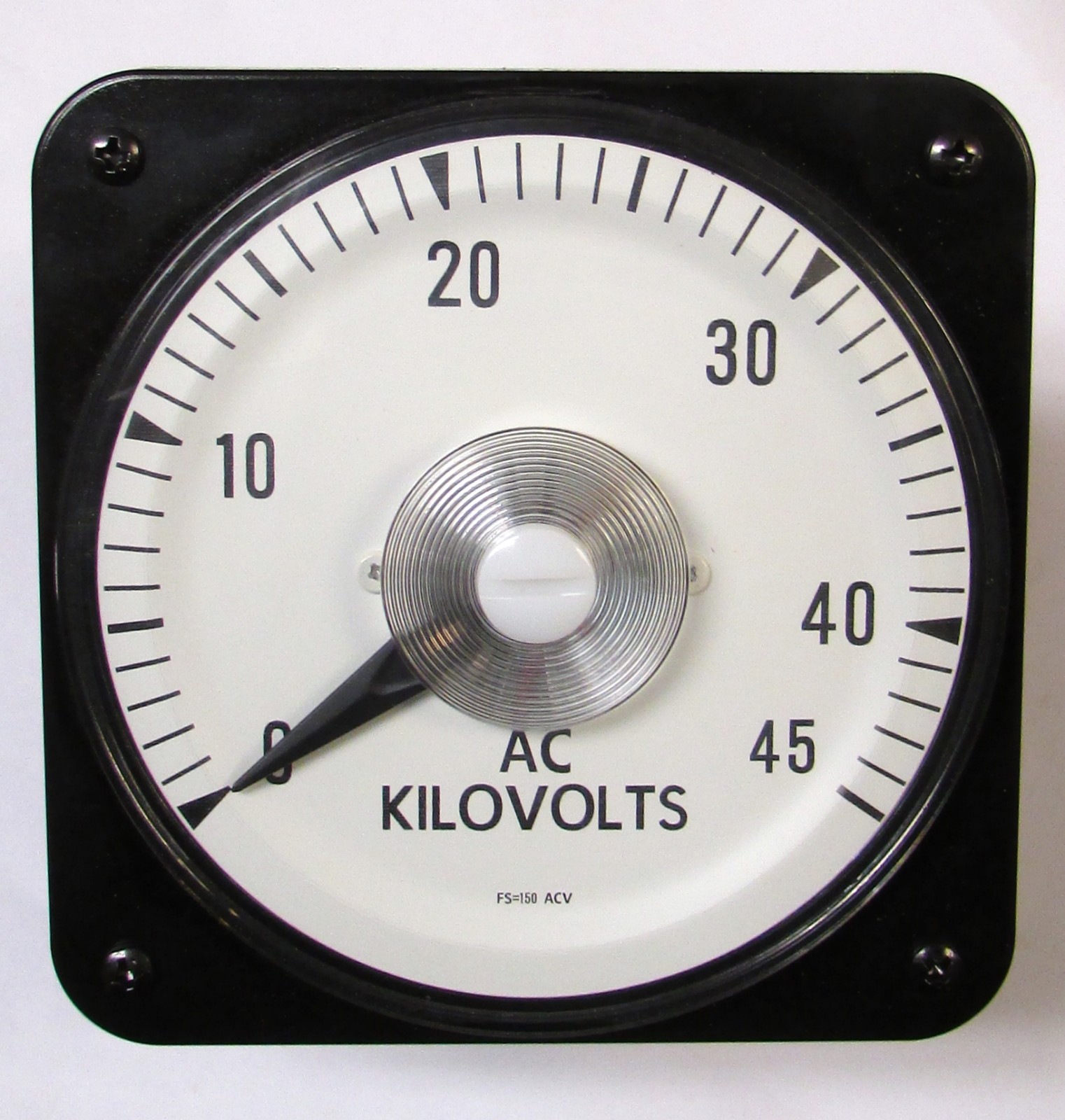 YOKOGAWA 103021PZXU7P 0-45 AC Kilovolts AB40 Panel Meter 150 VAC 103021PZXU7MWW