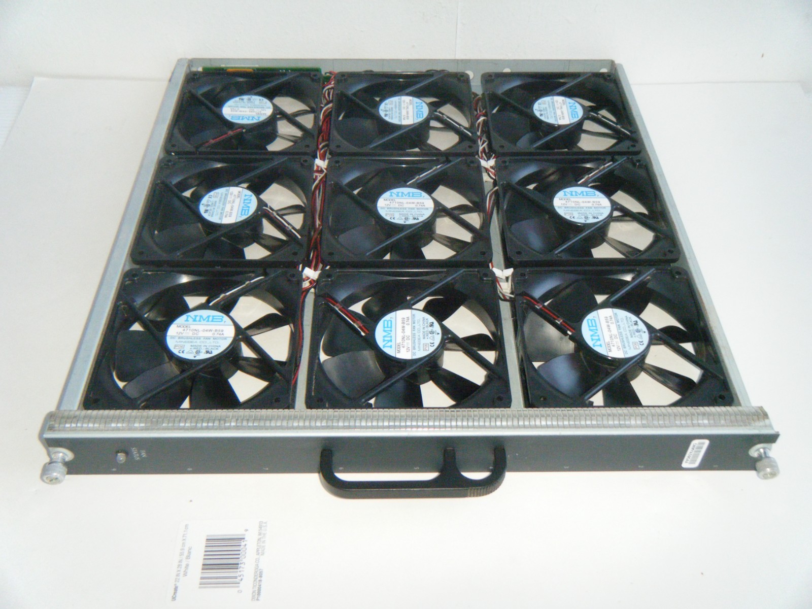 Computer Server Rack Fan Array Cooling Device with Nine 12V Brushless Fans