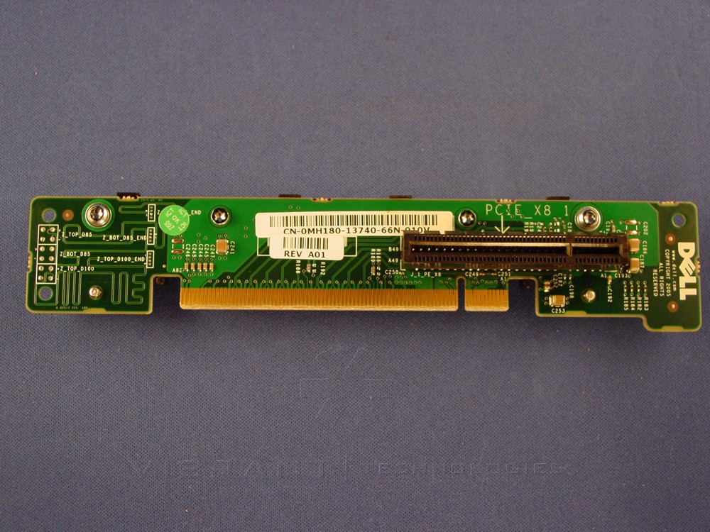 Dell 0MH180 Poweredge 2950 PCI-E Center Riser Card vt