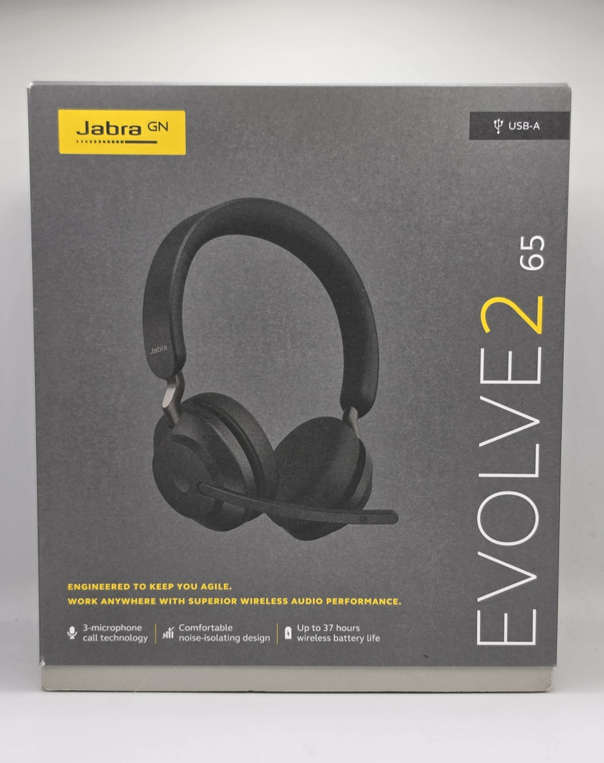 Jabra Evolve2 65 Wireless Bluetooth Headset 26599-989-999 - *No Dognle & Wire*