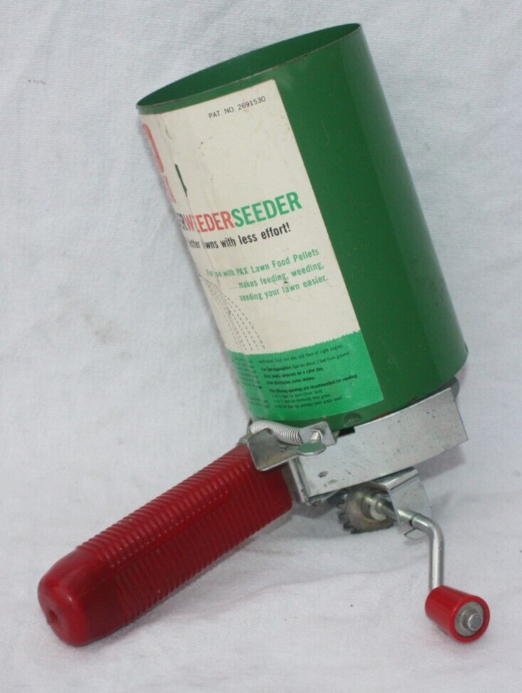 Rare Pax handheld Seed Spreader- FeederWeederSeeder