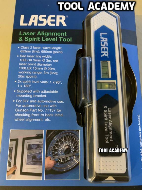 Wheel Alignment Line and Laser Beam Tool 2 spirit levels