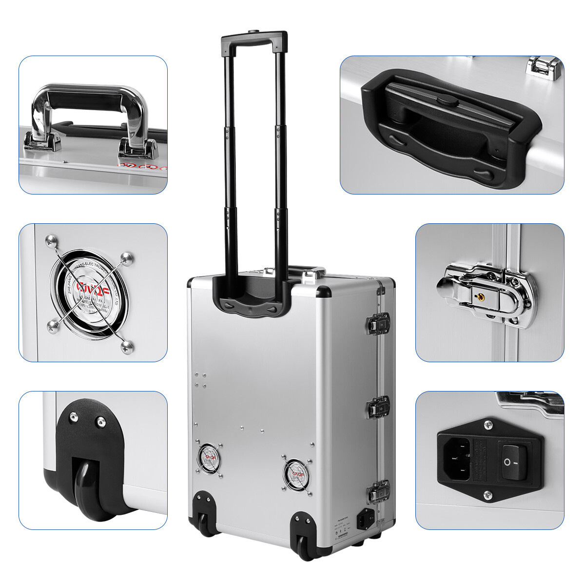 Portable Dental Delivery Unit with Air Compressor powerful suction System