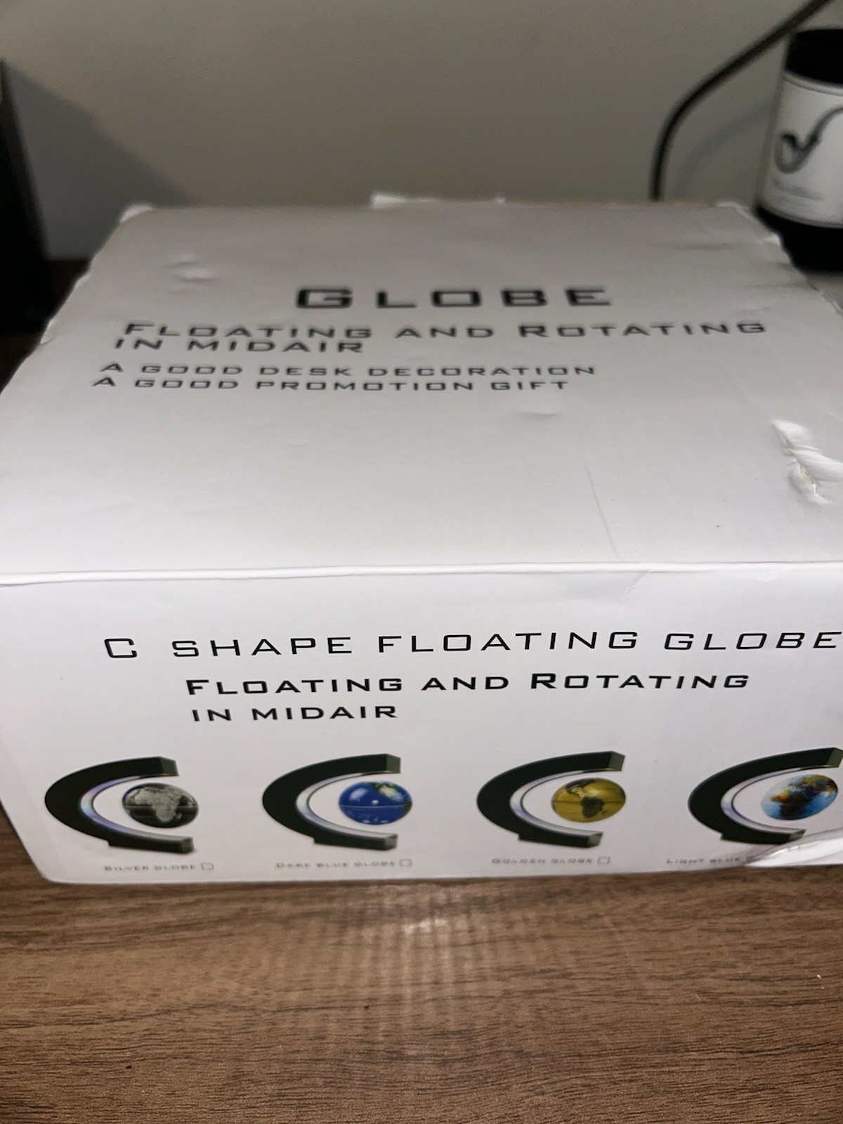 Magnetic Levitating Floating Globe with LED Lights, Cool Gadgets C Frame Globe