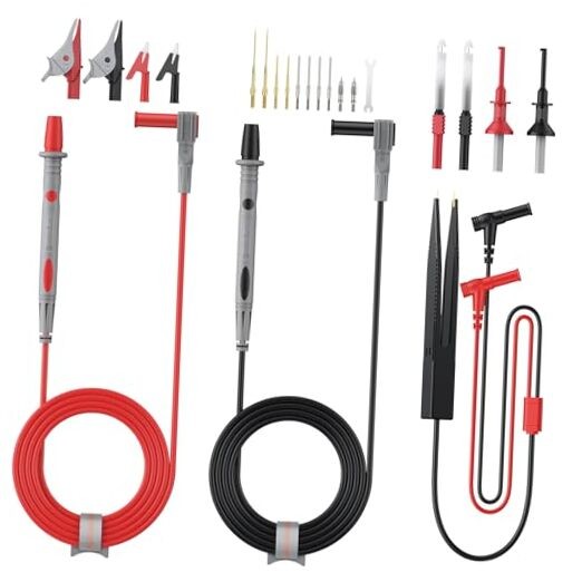 Multimeter Test Leads Kit, 25-Piece Electrical Test Leads Set with 25PCS