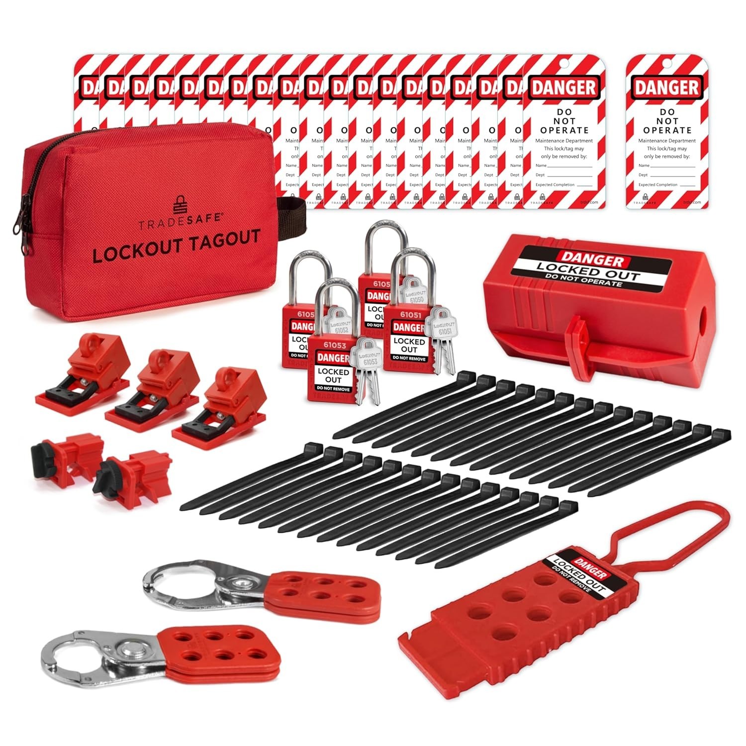 Comprehensive Lockout Tagout Kit for Electrical Safety and Maintenance Protocols