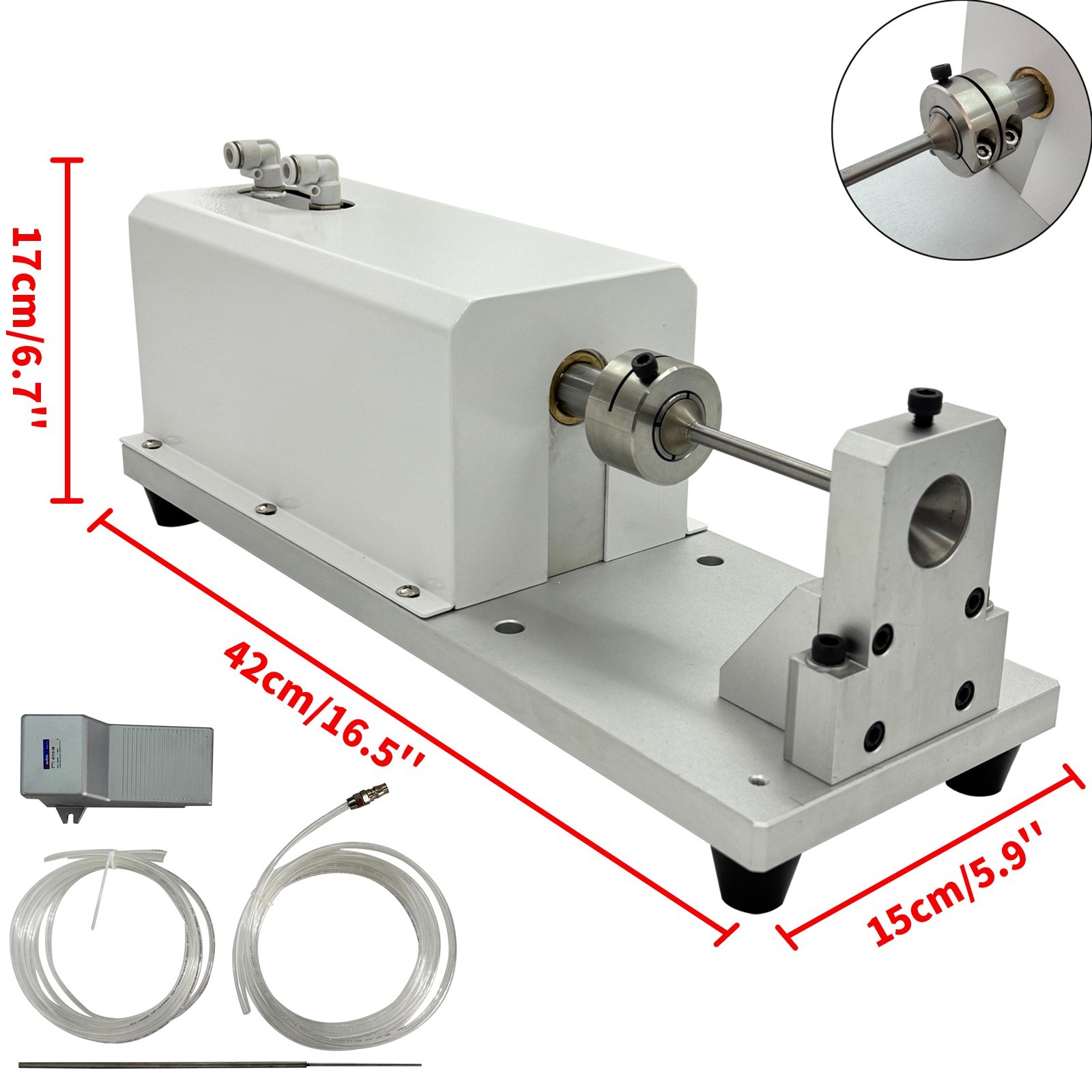 Pneumatic Cable Metal Shielding Mesh Ring Cutting Machine with Foot Switch