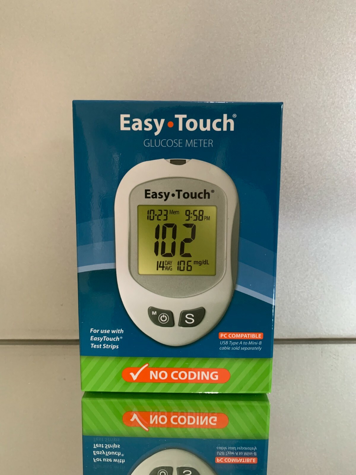 Easy Touch Blood Glucose METR, Free Shipping