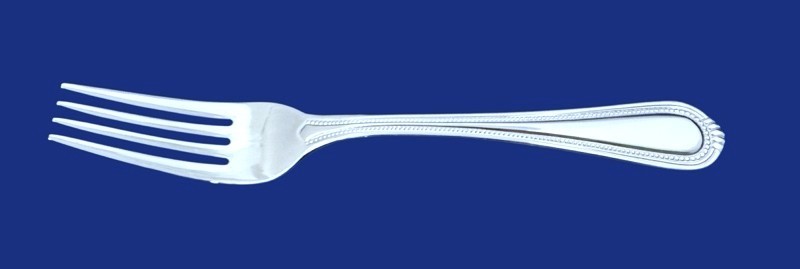 Oneida COUNTESS Stainless, All Glossy, Beaded Edge - Dinner Fork 7 3/4" NEW