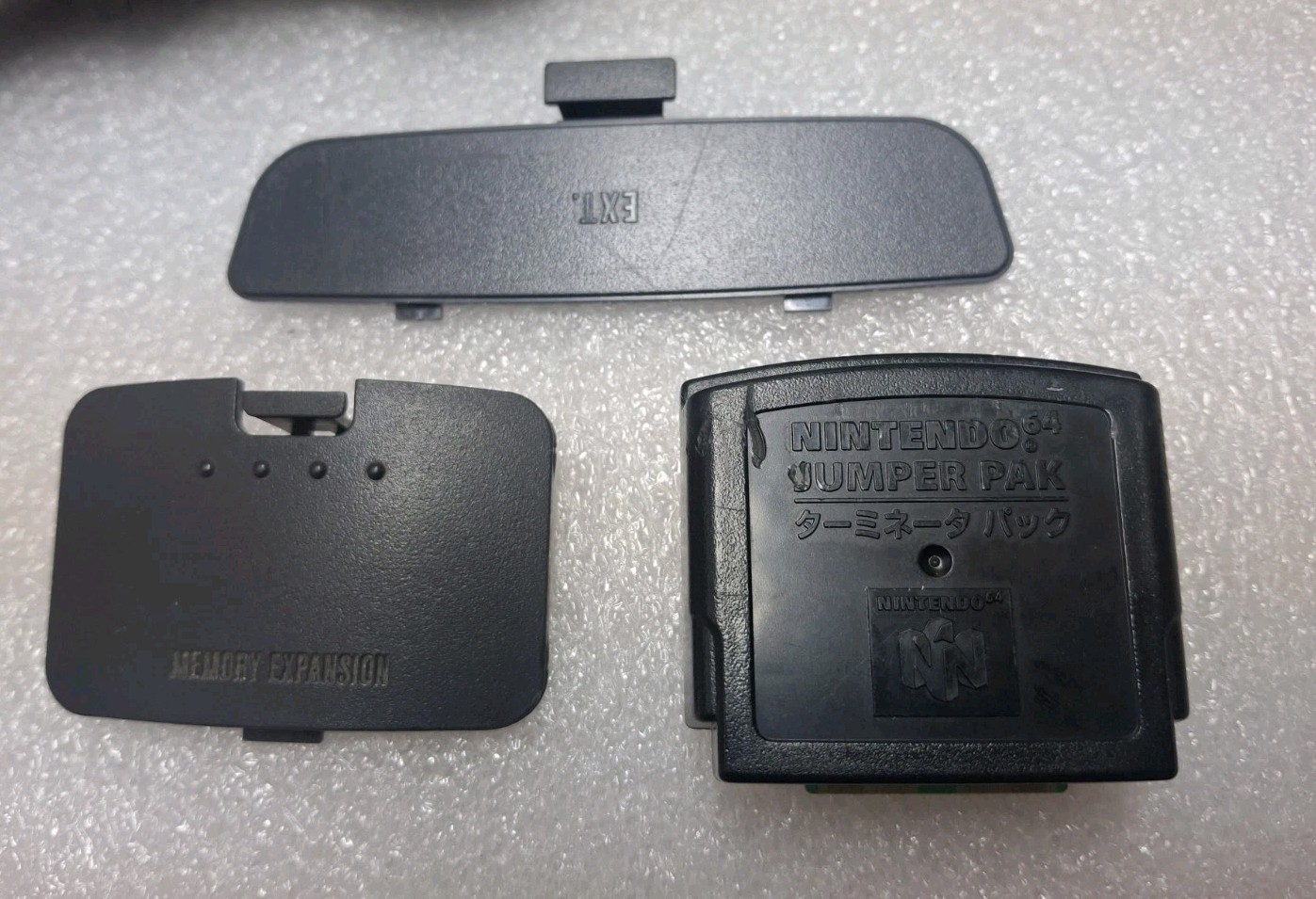 Genuine Original Nintendo 64 Jumper Pak With Cover & Extention   Cover