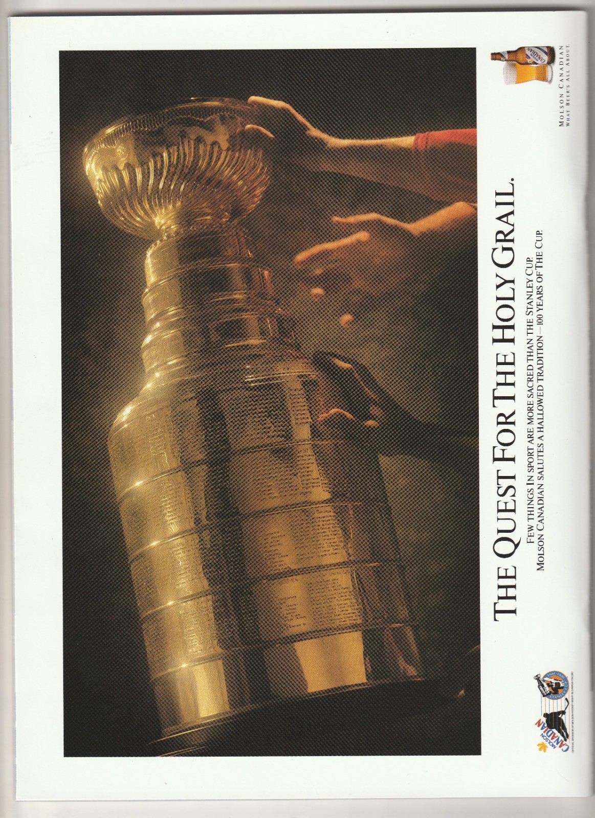 1993 Maple Leafs vs Flyers Hockey Program---Eric Lindros