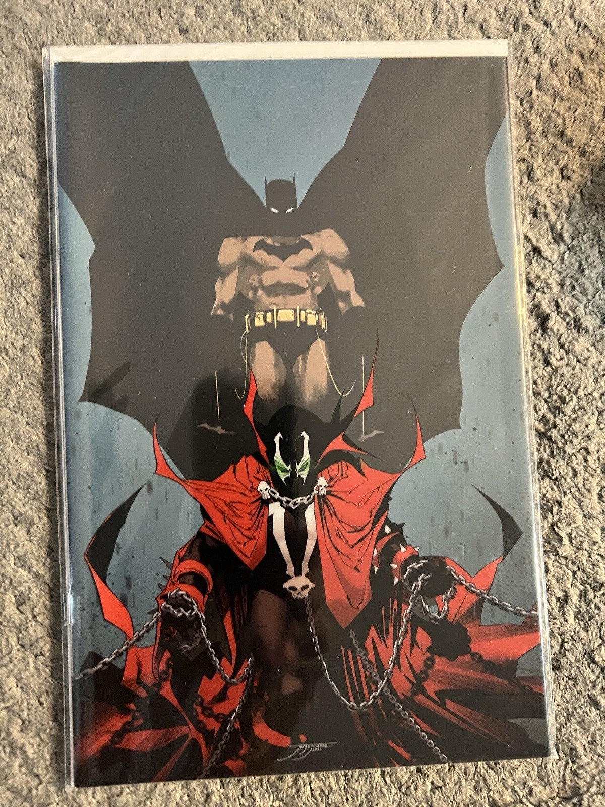 Batman Spawn #1 Jorge Jimenez Acetate  Cover S