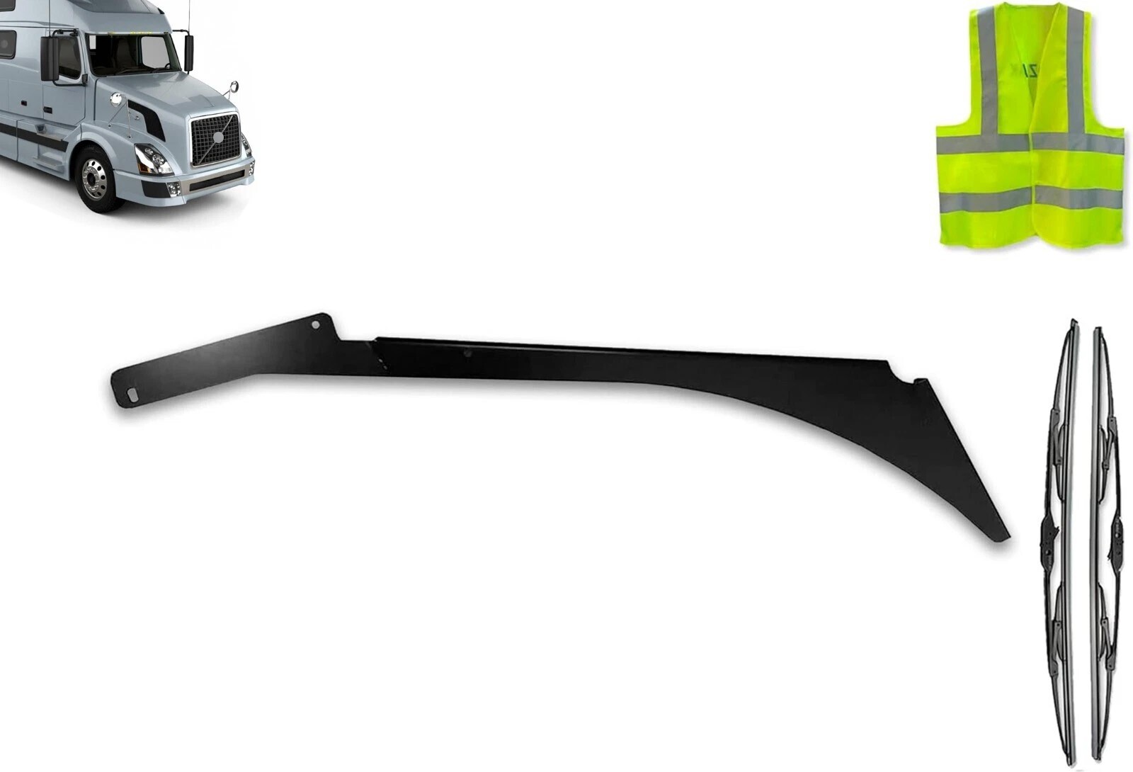 Compatible with Volvo VNL 2004-2017 Top Upper Fairing Support Bracket L1 Left