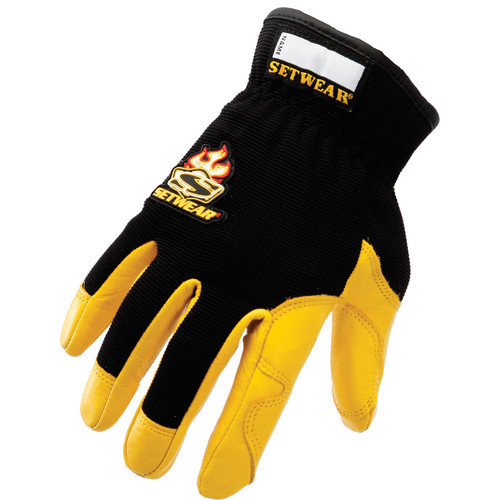 New Setwear Pro Leather Tan X-Small Gloves Easy Entry - Extra Small Size