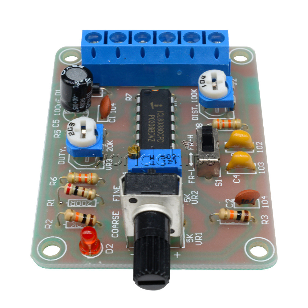 Sine Square Triangle Welded ICL8038 Monolithic Function Signal Generator Module