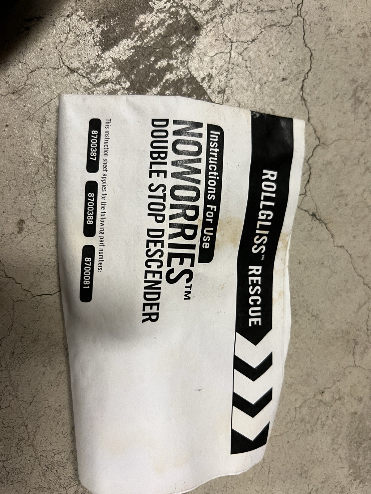 DBI No Worries Double-Stop Descender