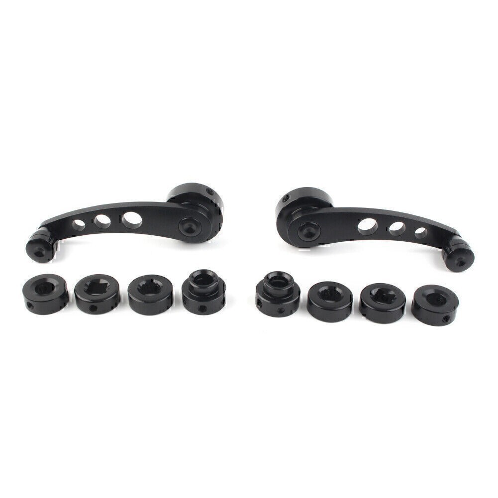 US 2Pcs Universal Aluminum Alloy Window Handle Winder Riser Winder Crank Riser