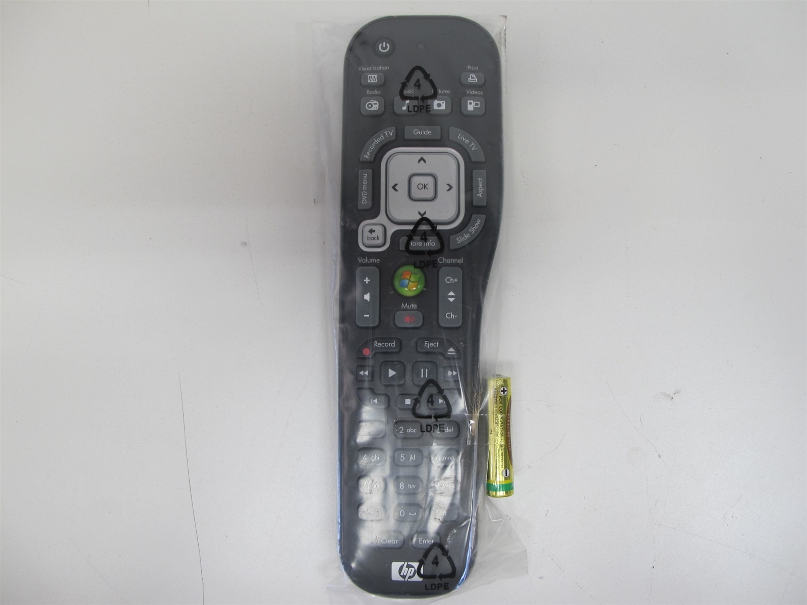 HP Windows Media Center Remote Control 5070-2583
