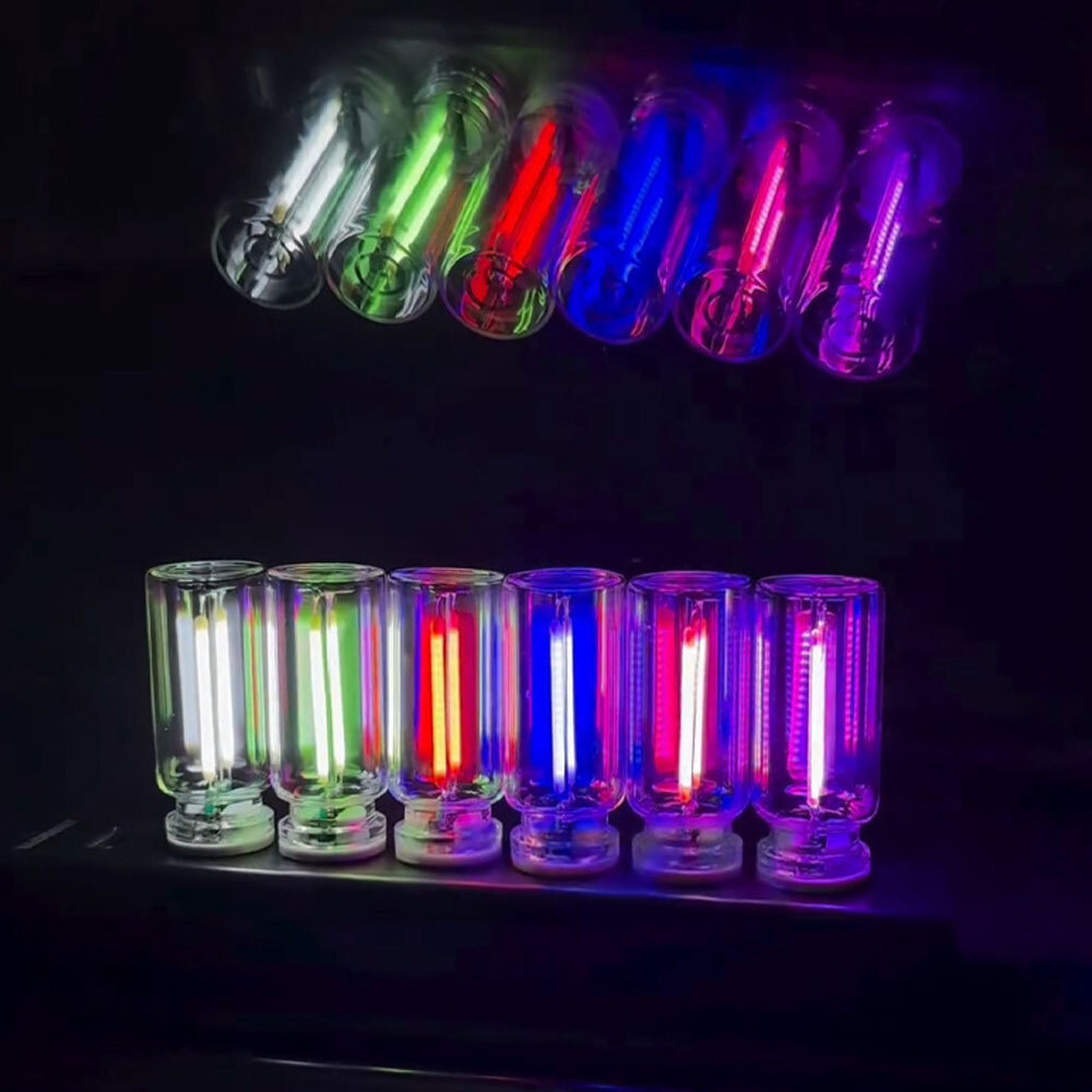 USB Touch Controlled Vehicle Interior Night Lights Retro-Inspired Mood Lamps US