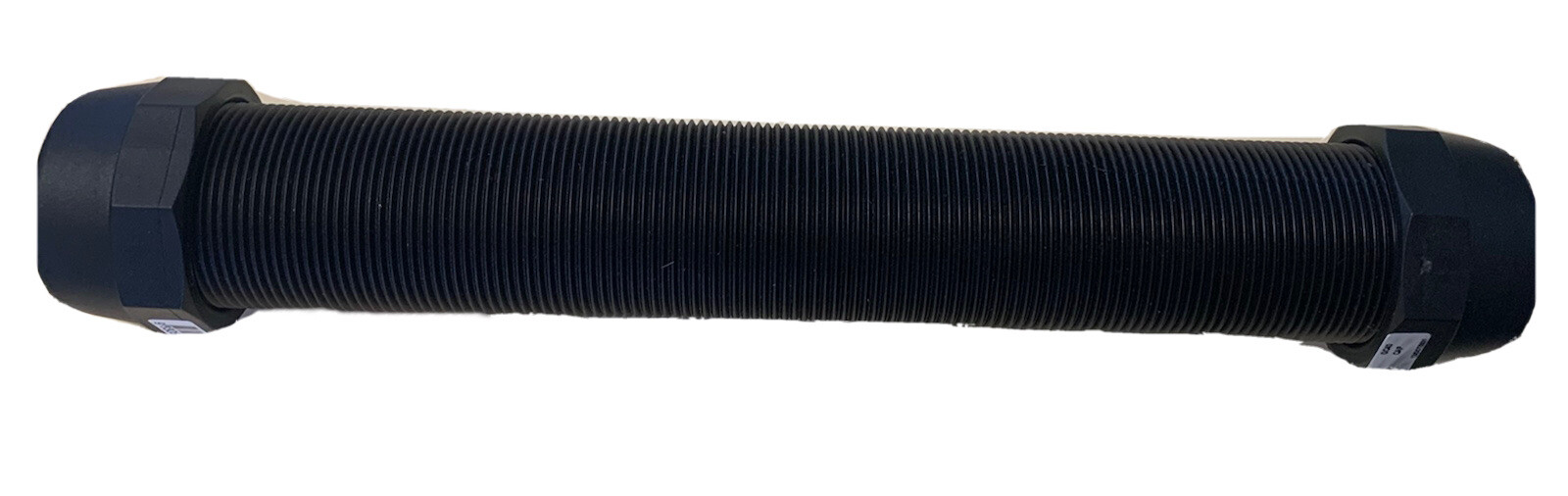 PIPE RISER POLY ALL THREAD EXTERNAL 1½" BSP × 300mm/12" Lemgth + 1½" End Cap × 2