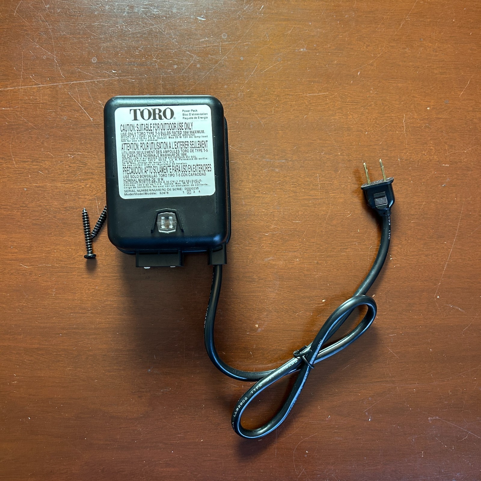 Toro VariSet Photocell 56W Power Pack Model 52478 For Toro T-5 Bulbs 18W Works!