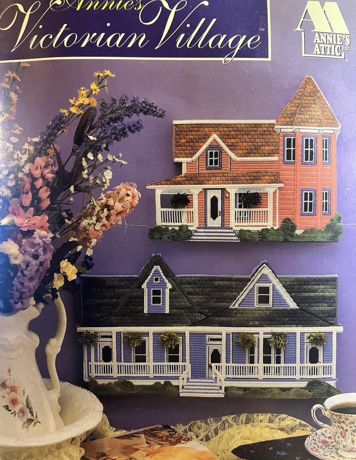 Annie's Victorian Village Plastic Canvas Pattern Annie's Attic includesTemplate